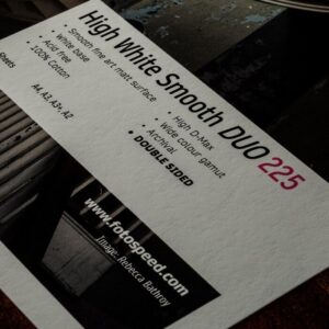 Fotospeed High White Smooth Lite Duo 225gsm