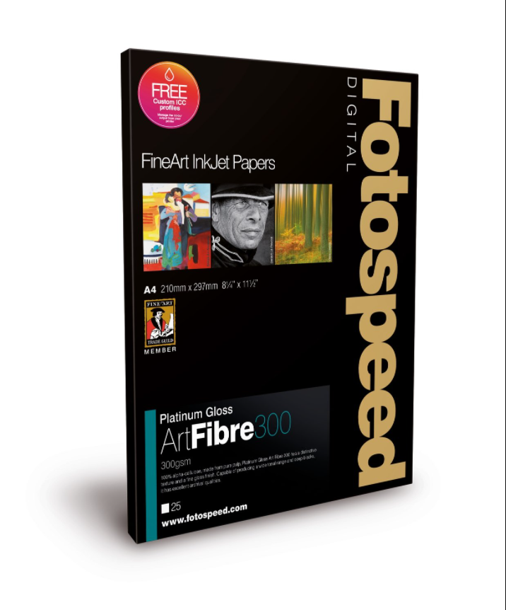 Fotospeed Platinum Gloss Art Fibre 300gsm