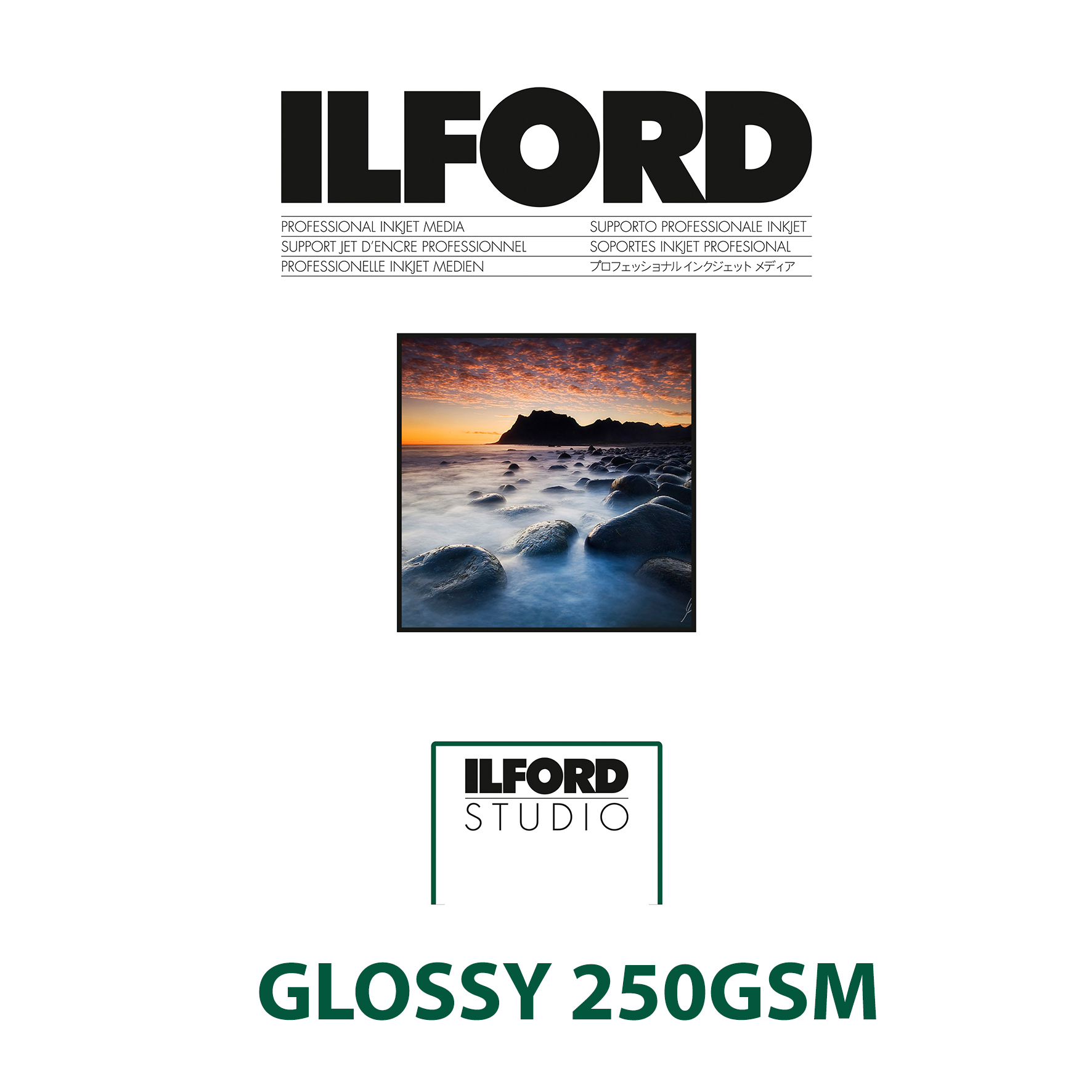 Ilford Inkjet Studio Gloss 250gsm A4 100 Sheets Online Paper