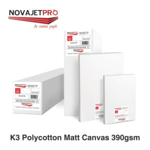 NovajetPro K3 Polycotton Matt Canvas 390gsm